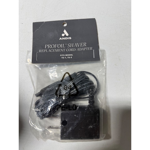 Andis Other - Andis ProFoil Shaver Replacement Cord Adapter for TS-1 TS-2 Models 17295 Black